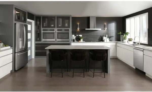 GE Profile modern kitchen design vignette